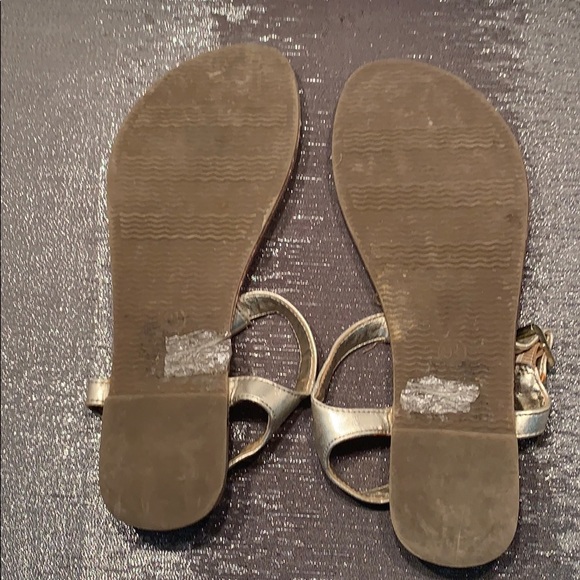 Gold Braided Sandals - Picture 3 of 5